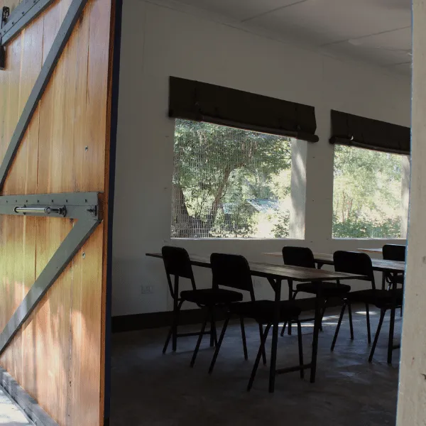 Interior of the Pavilion event space